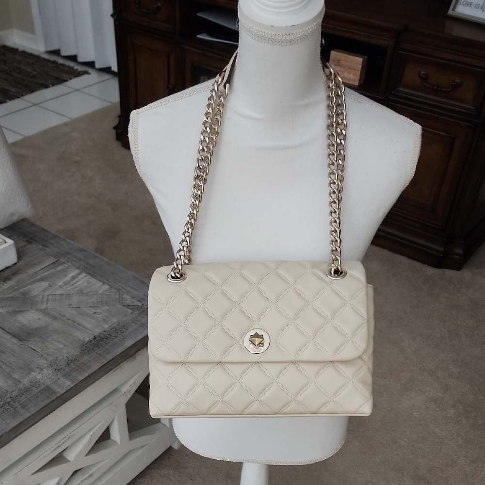 Brand New Kate Spade Natalia Medium Flap Quilted Shoulder Bag